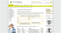 Desktop Screenshot of lohnhersteller.com